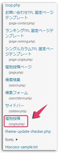 WordPressブログの更新日時を表示させる