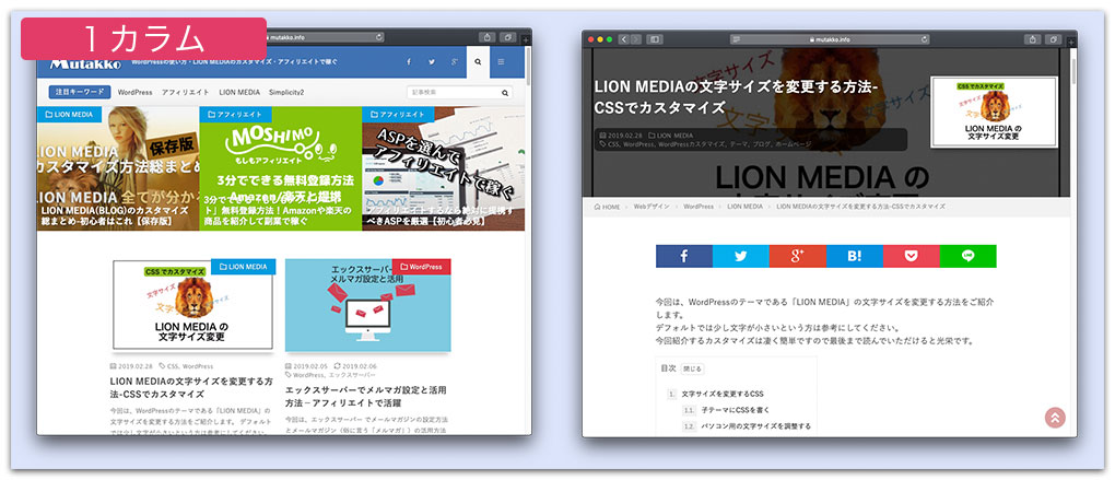 LION MEDIA 基本設定編
